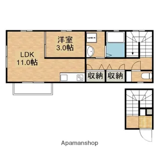 ソリッソ【2階】の間取り