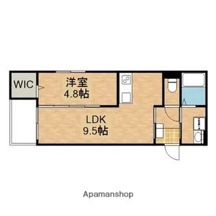 アドバンス矢野西B棟【3階】の間取り