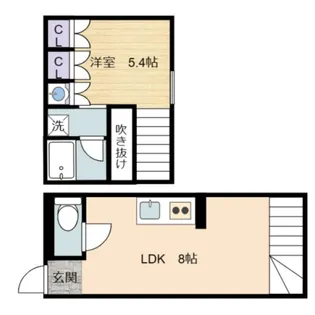 メゾ プラリネ【203号室号室】の間取り