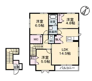 MAISON AZUMA【2階】の間取り