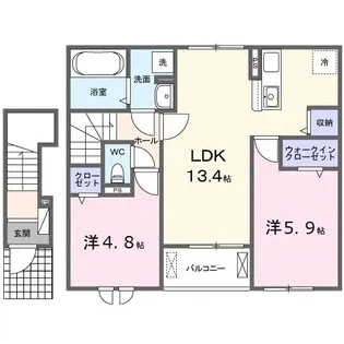 コモレビ【2階】の間取り