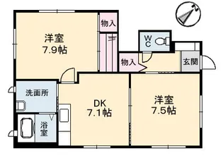 DOLCE S【1階】の間取り
