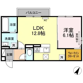 D-room中野【1階】の間取り