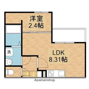 セブンプロート海田栄町【1階】の間取り