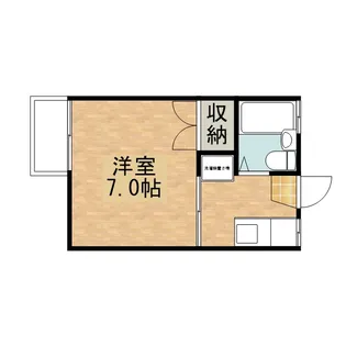 ミラベル燈明田C【1階】の間取り