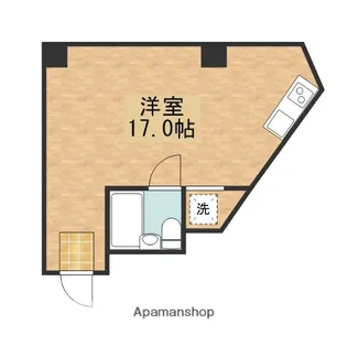 1969ビル【5階】の間取り