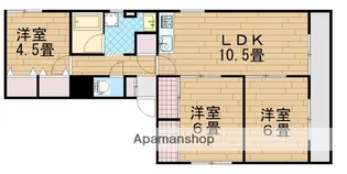 アートエイト東雲【4階】の間取り