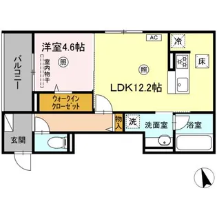 プラトーメゾン【1階】の間取り
