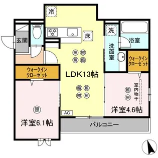 プラトーメゾン【1階】の間取り