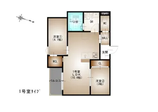 REGALESTーF 矢野東II【301号室号室】の間取り