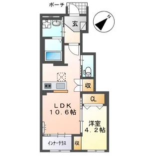 CAMELLIA【1階】の間取り