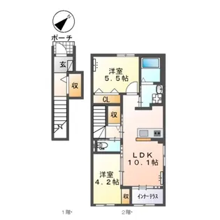 CAMELLIA【2階】の間取り