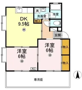 カレントK.01【1階】の間取り