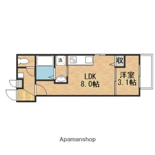 MOVE船越南【2階】の間取り