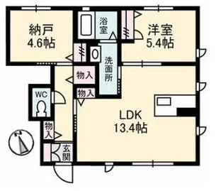 リラフォートI【1階】の間取り