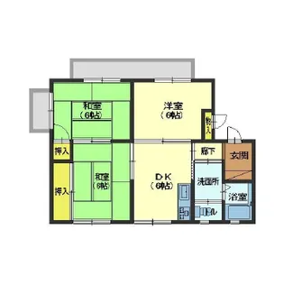 広島県広島市安芸区矢野東2丁目【マンション】の間取り