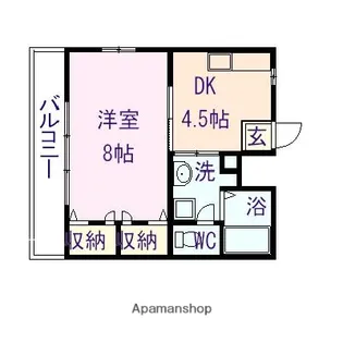 サンシャインヒルズ【2階】の間取り