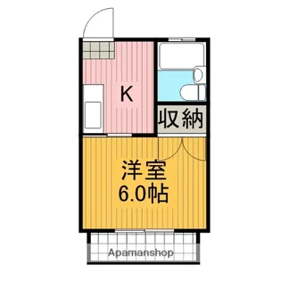 サントーク南栄【1階】の間取り