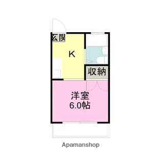 サントーク南栄【1階】の間取り
