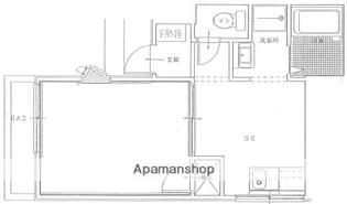 ポエム本町【1階】の間取り