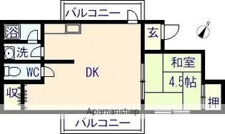 西栄荘【2階】の間取り