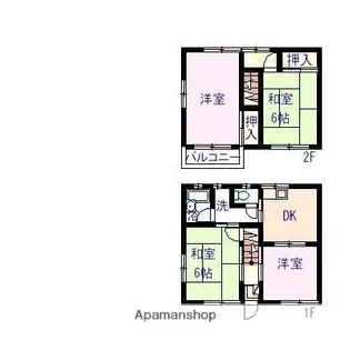 コーポ松本【1階】の間取り