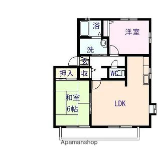 メゾン ルミエール【1階】の間取り