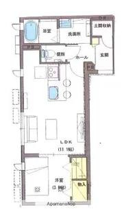 しゃれおしんまち【1階】の間取り