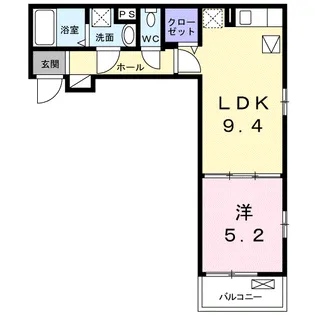 LACRAS【1階】の間取り