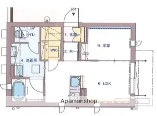 クレスティークN【3階】の間取り