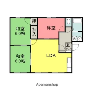 コーポセピア【2階】の間取り