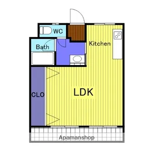 クレドビル【7階】の間取り