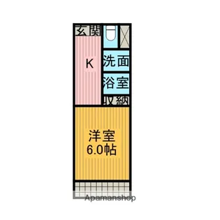 アンフォーラYUU【304号室】の間取り