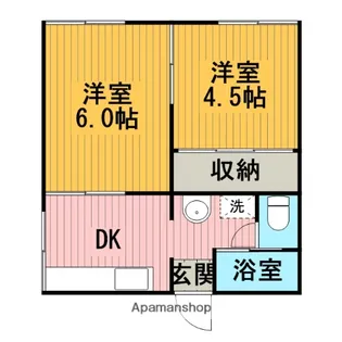 RAYS GARDEN【1階】の間取り