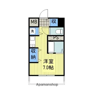 ニューヨーク・スチューディオ【5階】の間取り