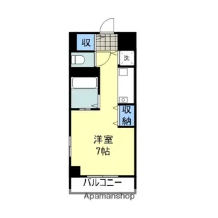 ニューヨーク・スチューディオ【2階】の間取り