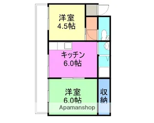 ANPALACE【4階】の間取り
