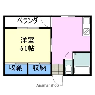 リリーフレジデンス【2階】の間取り