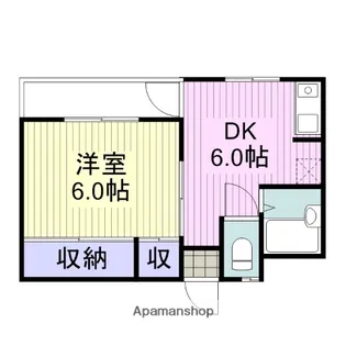 リリーフレジデンス【2階】の間取り