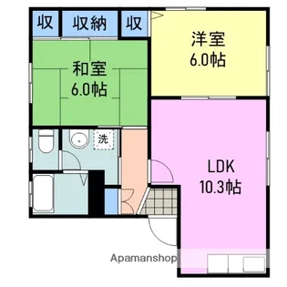 グリーンヒル【1階】の間取り