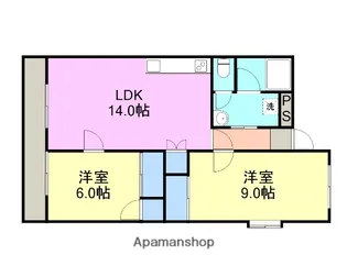 エクセルあまちA【1階】の間取り