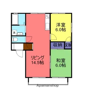 プロムナードK【2階】の間取り