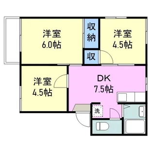 コーポ光洋【2階】の間取り