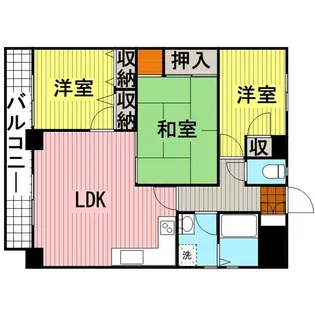 3LDKの間取り画像
