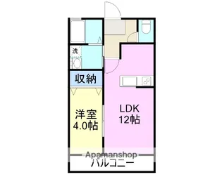 メゾン秀B棟【2階】の間取り