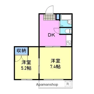 コーポラスT・T【2階】の間取り