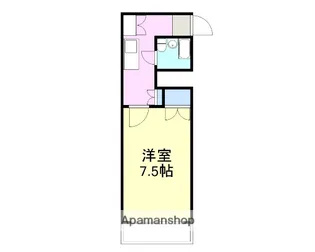 VILLA麻里布【306号室】の間取り