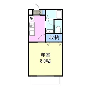セジュールM【2階】の間取り