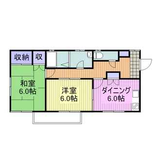 ファミールフォー【1階】の間取り
