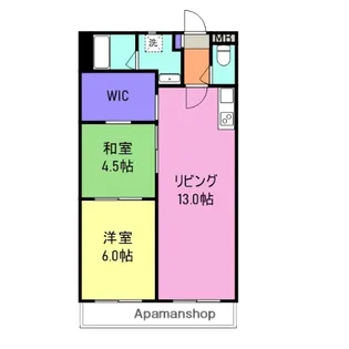 グローリアスシティヒラタ【4階】の間取り